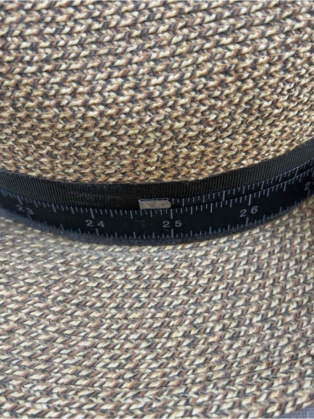 Orvis Men’s Size XL (7-1/2 - 7-5/8) Tan Straw Panama-Style Hat - Picture 5 of 8
